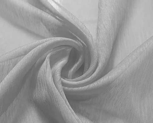 Vista 2 de RT Designers Collection Celine - Cortina transparente con bolsillo para barra, 55 x 90 pulgadas, color plateado