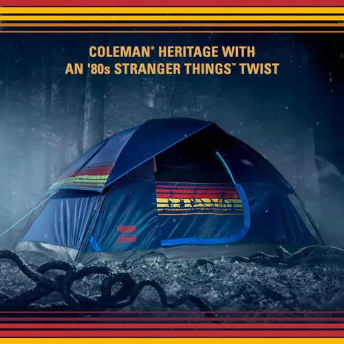 Vista 3 de Coleman Stranger Things Colección de Equipo al Aire Libre, Edición Limitada Stranger Things & Coleman Surtido de Camping del Mundo al Revés