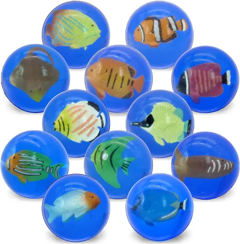 Vista 8 de Bouncy Balls, 1.7inch High Bounce Balls for Kids, Party Favors and Goodie Bag Fillers for Kids, Super Bouncy Balls for Birthday Party