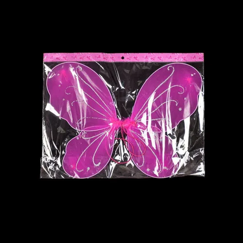 Vista 7 de Colle - Alas de hada de mariposa para niñas, disfraces de hada, alas brillantes de princesa para fiestas