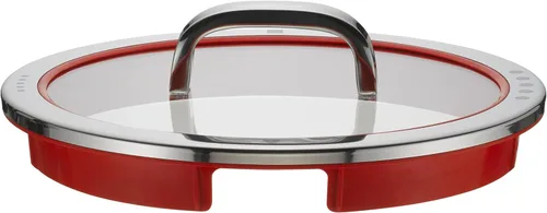 Vista 8 de WMF Función 4 18/10 Tapa de cristal de acero inoxidable de 6.3 in