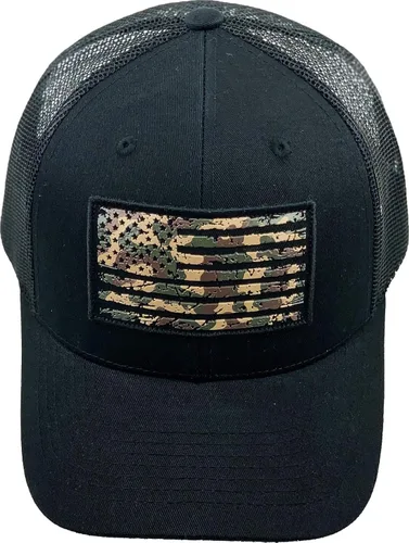 Vista 227 de KBETHOS Tactical Operator Collection USA Fishing Mesh Ballcap Flag Patch America Outdoors Trucker Baseball Cap