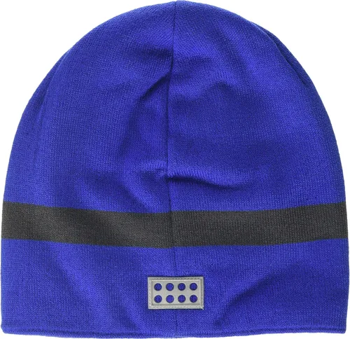 Vista 2 de LEGO Wear - Gorro de nieve de punto para niños, color azul, 12-13 años