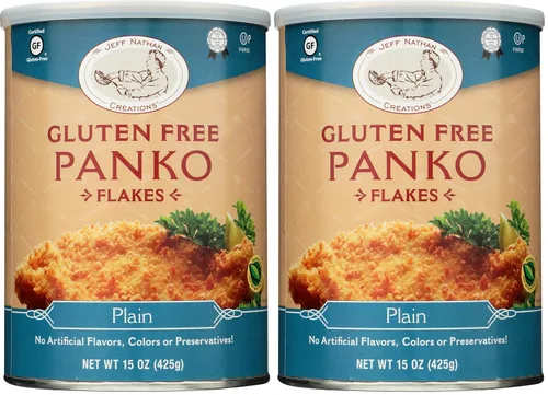 Vista 9 de Jeff Nathan Plain Panko Flakes, 15 onzas