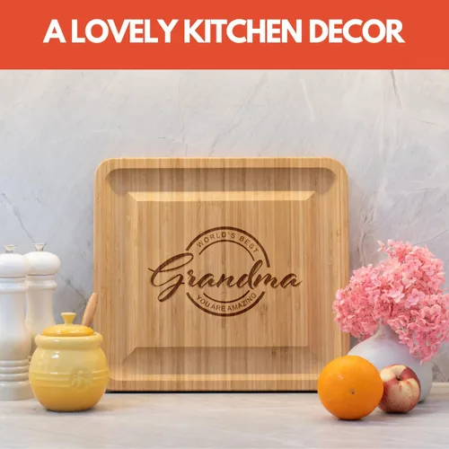 Vista 2 de Regalos de cumpleaños para abuela, regalo pensado para abuelas, regalo para la mejor abuela del mundo, regalos únicos de cocina para abuelas, juego