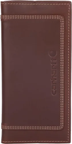 Vista 9 de Carhartt - Billetera resistente de cuero con triple puntada para hombre, disponible en múltiples estilos