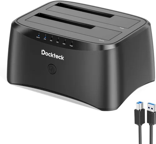Vista 8 de dockteck USB 3.0 a SATA disco duro externo estación de acoplamiento