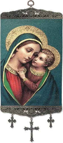 Vista 11 de Religious Gifts Icono de tapiz católico ortodoxo de San Arcángel Gabriel, 17 pulgadas