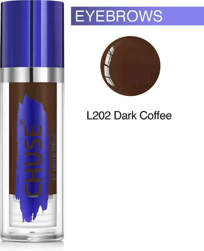 Vista 5 de CHUSE Pigmentos de cejas PMU 0.35oz/0.3 fl oz (L202 café oscuro)
