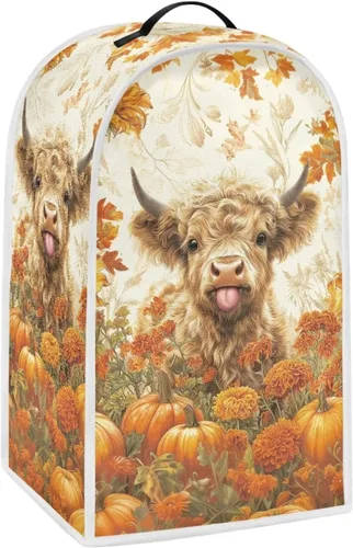 Vista 14 de Cubierta antipolvo para licuadora con estampado de girasol, funda para batidora de pie o cafetera, poliéster antihuellas dactilares, a prueba