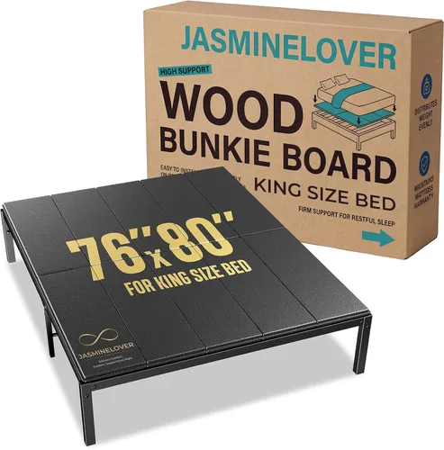 Vista 10 de Bunkie Board Twin 38x75 Base de madera reforzada resistente para debajo del colchón
