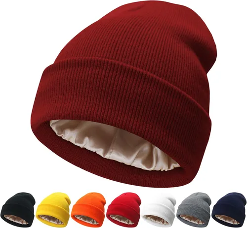 Vista 26 de NPQQUAN Unisex Beanie Hats for Men Women Winter Knit Beanies