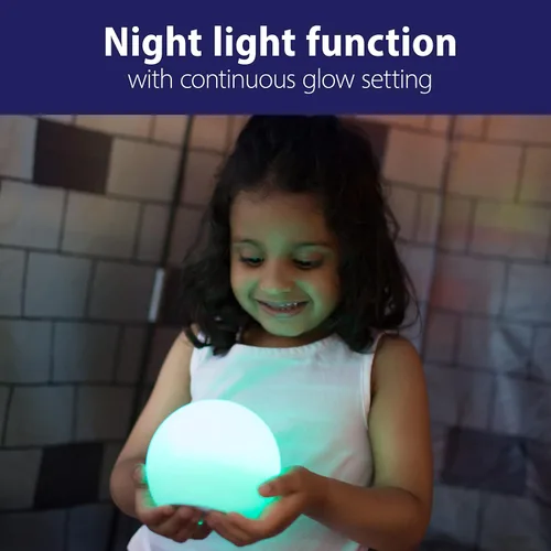 Vista 7 de Temporizador silencioso de brillo suave y luz que cambia de color para bebés, niños y profesores, luz nocturna en casa o actividades programadas