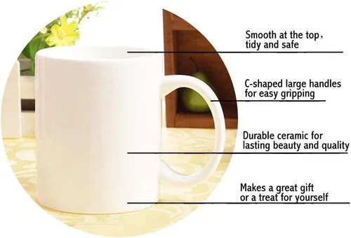 Vista 2 de New American Citizen Mug – Divertida taza de café de cerámica blanca de 11 onzas – Taza de café con bandera de ciudadanía de Estados Unidos