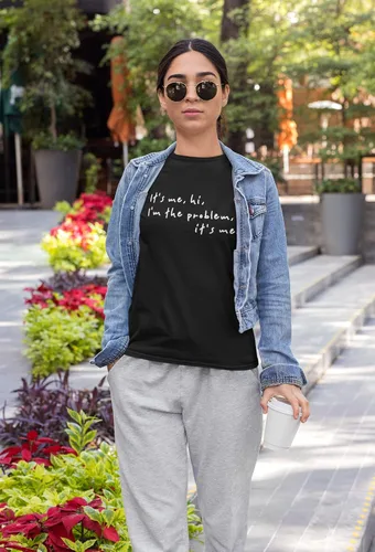 Vista 2 de It's Me Hi, Im The Problem Its Me - Camiseta divertida con tema de antihéroes - Camiseta unisex
