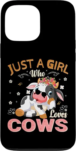 Vista 23 de Just A Girl Who Loves Cows Case for iPhone 16