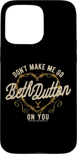Vista 28 de Funda para iPhone 16 Yellowstone San Valentín Don't Make Me Go Beth Dutton