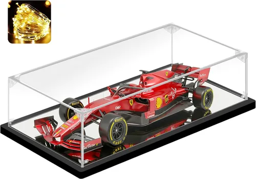 Vista 9 de Vitrina de acrílico para coleccionables, caja de exhibición de acrílico para Lego 43172, juguetes de construcción de castillos, estuche acrílico
