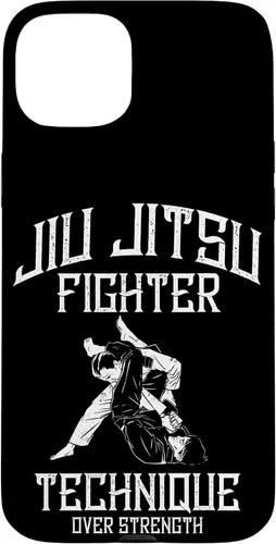 Vista 9 de Martial Arts MMA Fighter Technique Over Strenght Jiu Jitsu Case for iPhone 16