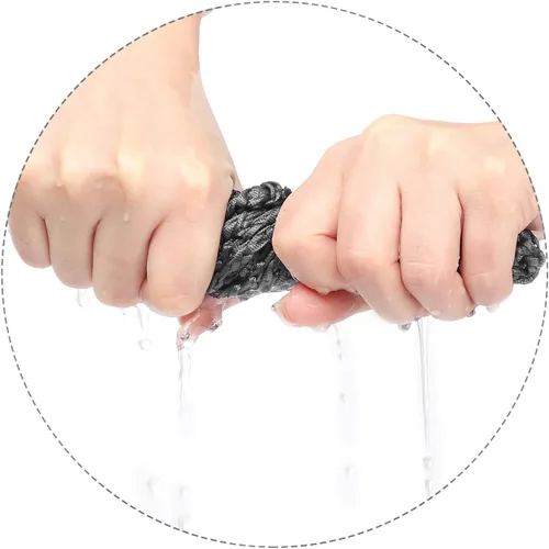 Vista 4 de Etercycle 2 piezas de malla de ganchillo para el cabello, redecilla de ganchillo de punto de rayón suave, gorra de dormir de ganchillo para mujer