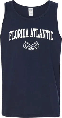 Vista 33 de NCAA Arch Logo - Camiseta sin mangas de la Universidad de la Escuela