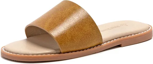 Vista 33 de THEE BRON Lindas pantuflas para niñas, sandalias elegantes para niños pequeños y niños