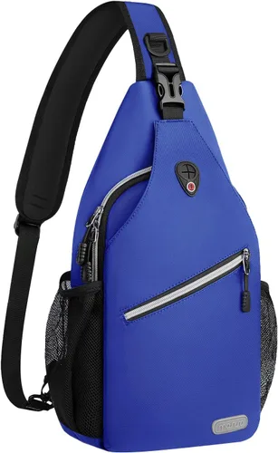 Vista 13 de Mosiso - Mochila bandolera multiusos, para viajes, senderismo, etc. Sling Backpack for Casual Travel Hiking