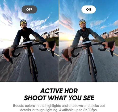 Vista 8 de Insta360 Paquete de buceo X4 Air Cámara de acción 8K 360 más ligera para aventuras épicas, lentes reemplazables, para acción, viajes, vlogging. El
