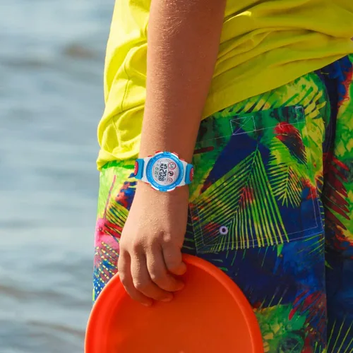 Vista 7 de GOLDEN HOUR Relojes para niños, reloj digital deportivo impermeable para niños y niñas, reloj de pulsera para exteriores de 1224 H, alarma EL