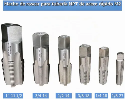 Vista 2 de NPT - Juego de grifos y troqueles de 1/8" 1/4" 3/8" 1/2" 3/4" 1