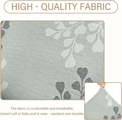 Vista 6 de Funda elástica para silla mecedora de guardería, funda estampada para sillón con acento mecedor, para sala de estar, dormitorio, oficinas, 01