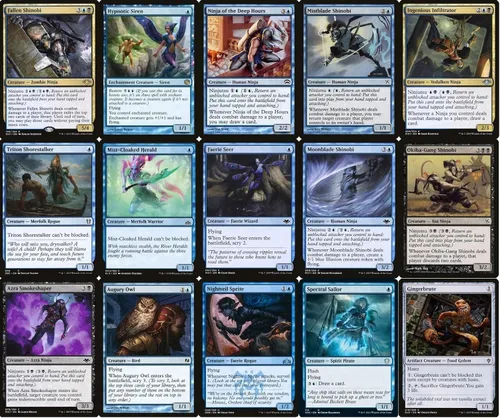 Vista 3 de Baraja Ninja Commander – Yuriko – Dimir Blue Black – EDH – 100 cartas – Magic The Gathering Deck – Muy fuerte