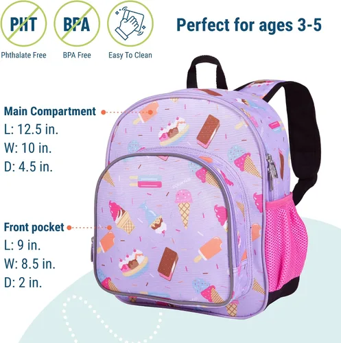 Vista 4 de Wildkin - Mochila de 12 pulgadas para niña.