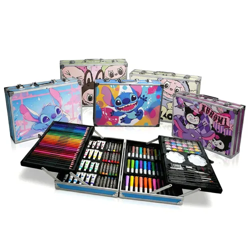 Set de Arte 145pcs con Estuche Metalico Genero de Compras de Verdad