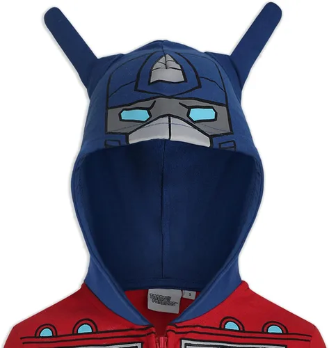 Vista 3 de Hasbro Transformers Optimus Prime and Bumblebee - Sudadera con capucha y cremallera para niños grandes