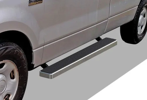 Vista 14 de iBoard - Estribos para Ford F150 2004 a 2008 Super Cab (Excl. Heritage), 6 pulgadas, Negro