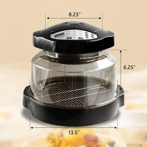 Vista 2 de Reemplazo de cúpula de potencia transparente para Nuwave Oven Pro Plus, cubierta de plástico transparente resistente a impactos y calor, pieza