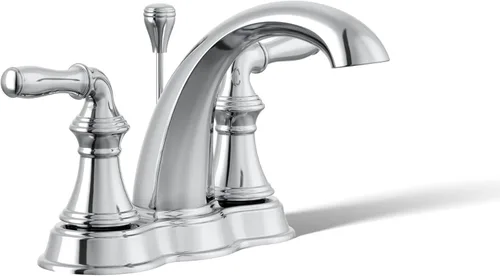 Vista 19 de Kohler K-393-N4-CP Devonshire - Juego de llaves de lavabo, 393-N4-BN