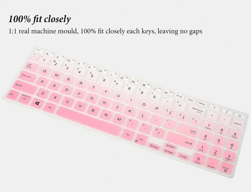 Vista 3 de ASUS Funda de teclado para VivoBook S15 S533 S533FA K3502, VivoBook 15 S513 S513IA K513 F513 X513 M513 M3502, portátil E510 L510KA-ES04, ZenBook Pro