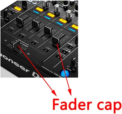 Vista 2 de 5 piezas Fader Cap Fader Perillas deslizantes para DJ Mezclador Consola Pioneer DJM 350 400 500 700 750 800 850 900NEXUS 900SRT 900NXS2 2000