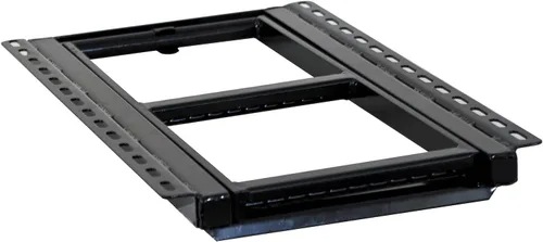 Vista 2 de Buyers Products 5232000 - Escalón retráctil negro de 2 peldaños – Escalón de caja de camión antideslizante resistente para camiones, remolques