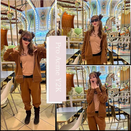 Vista 6 de Pro Acme Y2k Star - Lentes de sol envolventes para mujer, diseño de moda, sin marco, de gran tamaño, sin marco