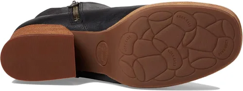 Vista 3 de Kork-Ease Rubi - Botines de plataforma con tacón apilado en ángulo para mujer