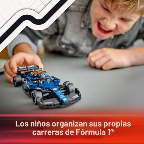 Vista 3 de LEGO Speed Champions Williams Racing FW46 F1 - Juego de construcción para niños, niños y niñas, a partir de 10 años, auto de juguete para fanáticos