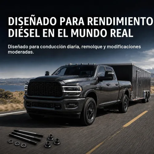 Vista 7 de Kit de reemplazo de pernos de cabeza de 6.0L para cilindro diésel Ford Powerstroke 2003-2007 - Xotic Performance™ CP874
