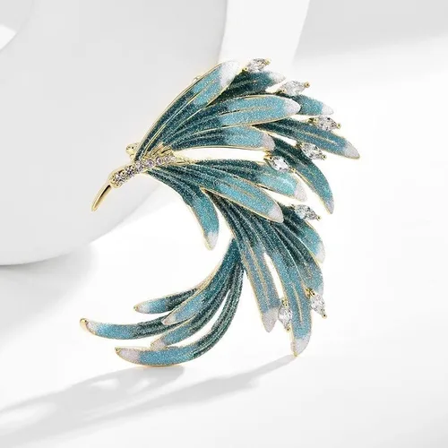 Vista 3 de Broche de animales para mujeres y niñas, broche de diamantes de imitación de animales, alfiler de solapa, regalo de joyería para mamá y esposa