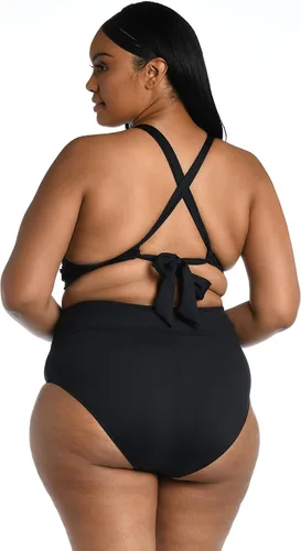 Vista 4 de La Blanca Women's Standard Island Goddess Banded Hipster Swimsuit Bottom