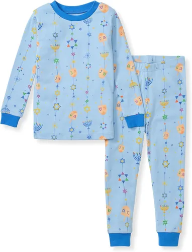 Vista 49 de Burt's Bees Baby Pijama para niña, 2 piezas, camiseta de manga larga y pantalones de algodón orgánico