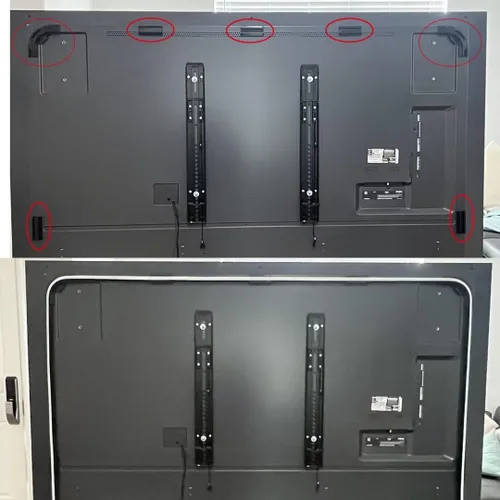 Vista 4 de Juego de 5 soportes de montaje para tira de luz de gradiente Philips Hue Play