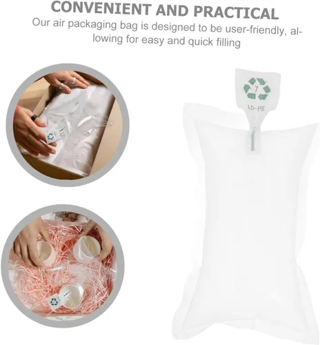Vista 7 de 100pcs bolsas de aire de empaquetado de aire bolsas protectoras inflables para envío para protección de embalaje